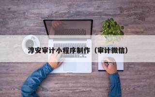 固安淳安审计小程序制作（审计微信）